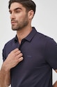 Бавовняне поло BOSS темно-синій 50471335