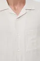 Calvin Klein camicia di lino beige