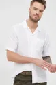 Calvin Klein camicia di lino Uomo