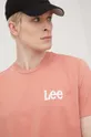 Bavlnené tričko Lee  100% Bavlna