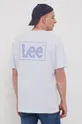 Bavlnené tričko Lee  100% Bavlna