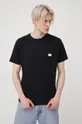 Bavlnené tričko New Balance čierna