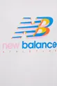 New Balance t-shirt bawełniany MT21503WT 100 % Bawełna