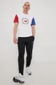 New Balance t-shirt MT21901WT biały