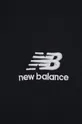 μαύρο New Balance βαμβακερό μπλουζάκι