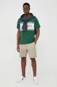 Lacoste t-shirt bawełniany TH1295 zielony