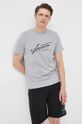 szary Lacoste t-shirt bawełniany TH2054 Męski