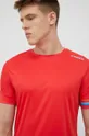 czerwony Diadora t-shirt do biegania
