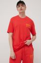 czerwony Diadora t-shirt bawełniany Męski