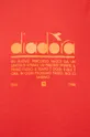 κόκκινο Βαμβακερό μπλουζάκι Diadora