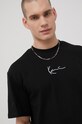 Karl Kani pamut póló fekete KKMQ12001BLK