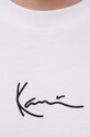 Karl Kani t-shirt bawełniany KKMQ12002WHT biały