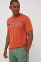 orange Champion cotton t-shirt