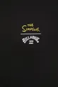 czarny Billabong t-shirt bawełniany Billabong x The Simpsons
