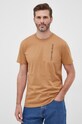 Odzież Calvin Klein Jeans t-shirt bawełniany J30J320187.PPYY J30J320187.PPYY brązowy