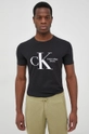 czarny Calvin Klein Jeans t-shirt bawełniany J30J320189.PPYY Męski