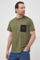 Calvin Klein Jeans t-shirt bawełniany J30J320216.PPYY zielony