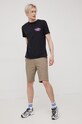 Bavlněné tričko Billabong C1SS35BIP2 černá SS22