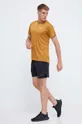 Salewa t-shirt sportowy Puez Melange Dry brązowy