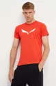 crvena Sportska majica kratkih rukava Salewa Solidlogo Dry Muški