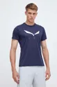 mornarsko modra Športna kratka majica Salewa Solidlogo Moški