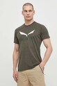 Спортивная футболка Salewa Solidlogo зелёный 00.0000027018