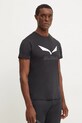 Salewa tricou sport Solidlogo negru 00.0000027018