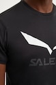 Спортивна футболка Salewa Solidlogo 00.0000027018 чорний