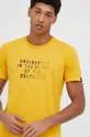 žltá Športové tričko Salewa Pánsky