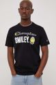 černá Bavlněné tričko Champion Champion X Smiley 218221