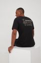 negru Billabong tricou din bumbac De bărbați