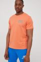 Bavlněné tričko Billabong oranžová