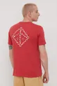 κόκκινο Βαμβακερό μπλουζάκι Billabong Billabong X Wrangler