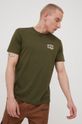 militarny Billabong t-shirt bawełniany Billabong x Wrangler Męski