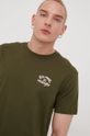 militarny Billabong t-shirt bawełniany Billabong x Wrangler