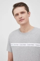 szary Calvin Klein t-shirt bawełniany