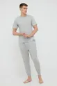 Пижамная футболка Calvin Klein Underwear серый