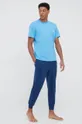 Μπλουζάκι πιτζάμας Calvin Klein Underwear μπλε