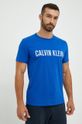 albastru metalizat Calvin Klein Underwear tricou de pijama din bumbac De bărbați