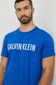 Calvin Klein Underwear t-shirt piżamowy bawełniany niebieski 000NM1959E.PPYY