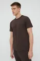 коричневий Піжамна футболка Calvin Klein Underwear Чоловічий