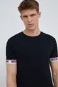czarny Moschino Underwear t-shirt bawełniany Męski