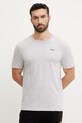 Хлопковая футболка Fila хлопок серый FAM0083
