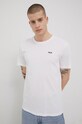 Βαμβακερό μπλουζάκι Fila Brod (2-pack) κανονικό μαύρο FAM0083