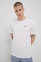 črna Bombažen t-shirt Fila Moški