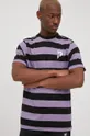 vijolična Bombažna kratka majica Primitive Cut N Sew