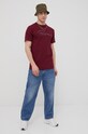 Primitive t-shirt bawełniany papho2145.bur bordowy SS22