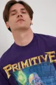 fioletowy Primitive t-shirt bawełniany X MEGADETH