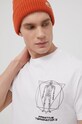 Bombažen t-shirt Primitive X Terminator bela papho2136.wht