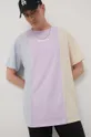 фиолетовой Хлопковая футболка Sixth June